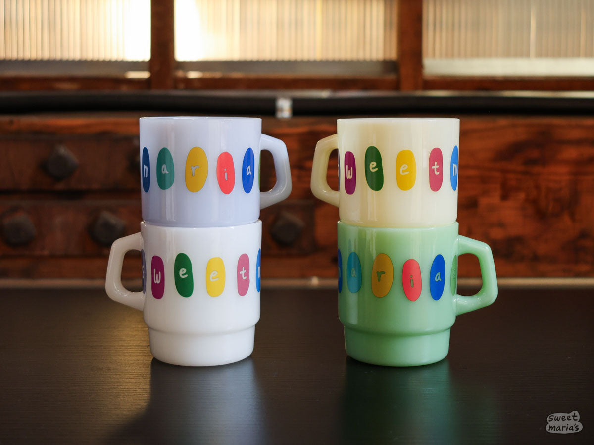 Girls Don’t Cry MILK GLASS PEDESTAL MUG Sweet Maria's Milk Glass Mug