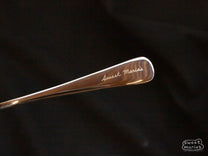 Sweet Maria's Ten Speed Cupping Spoon Handle Closeup