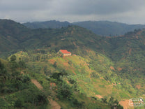 A view of Colline Kinama from the opposite hill.