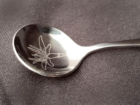 Sweet Maria's Coffee Flower Stainless Steel Cupping Spoon
