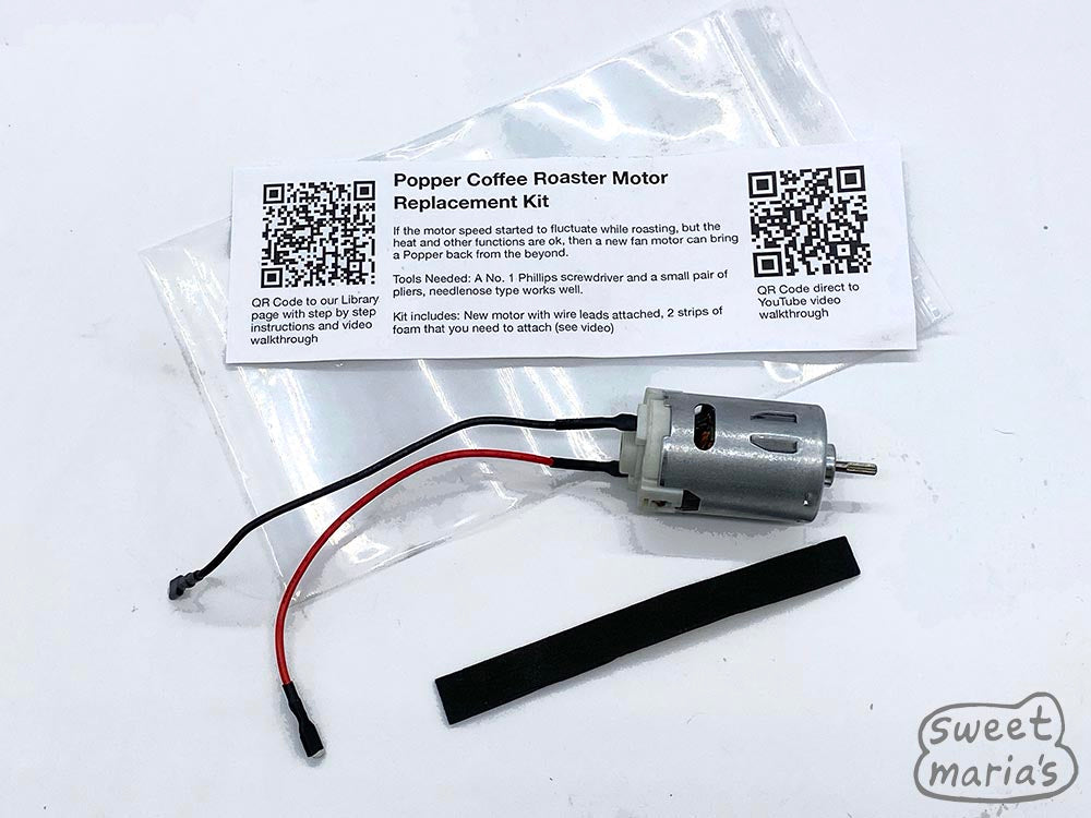 Motor Replacement Kit - Popper is a Coffee Roaster – Sweet Maria's