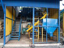 The small wet mill used to process coffee at Cerro La Cruz.