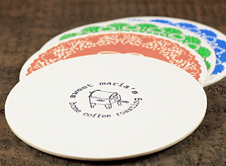 Sweet Maria's Drink Coasters - pack of 4