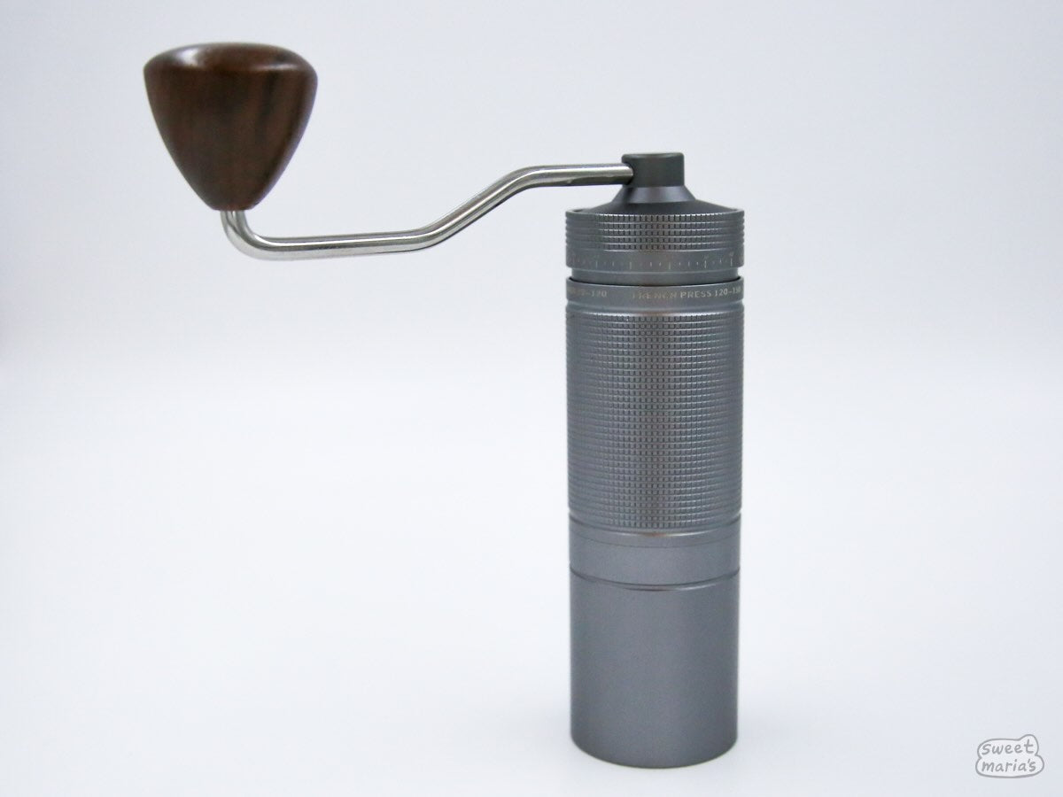 Easy Adjust Hand Grinder with SS Burrs - Silver