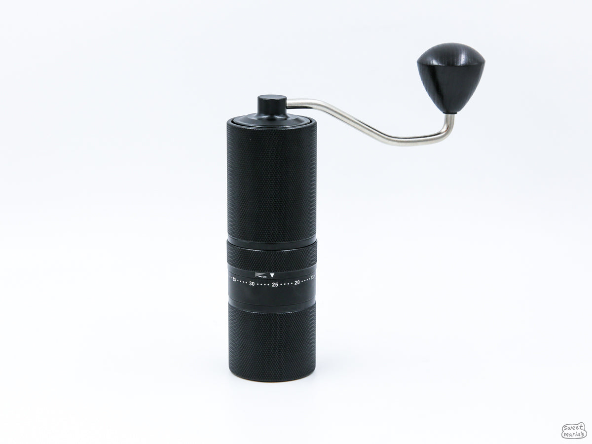 Easy Adjust Hand Grinder with SS Burrs in Black