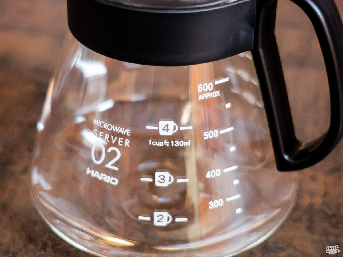 Hario V60 Glass Carafe – Sweet Maria's