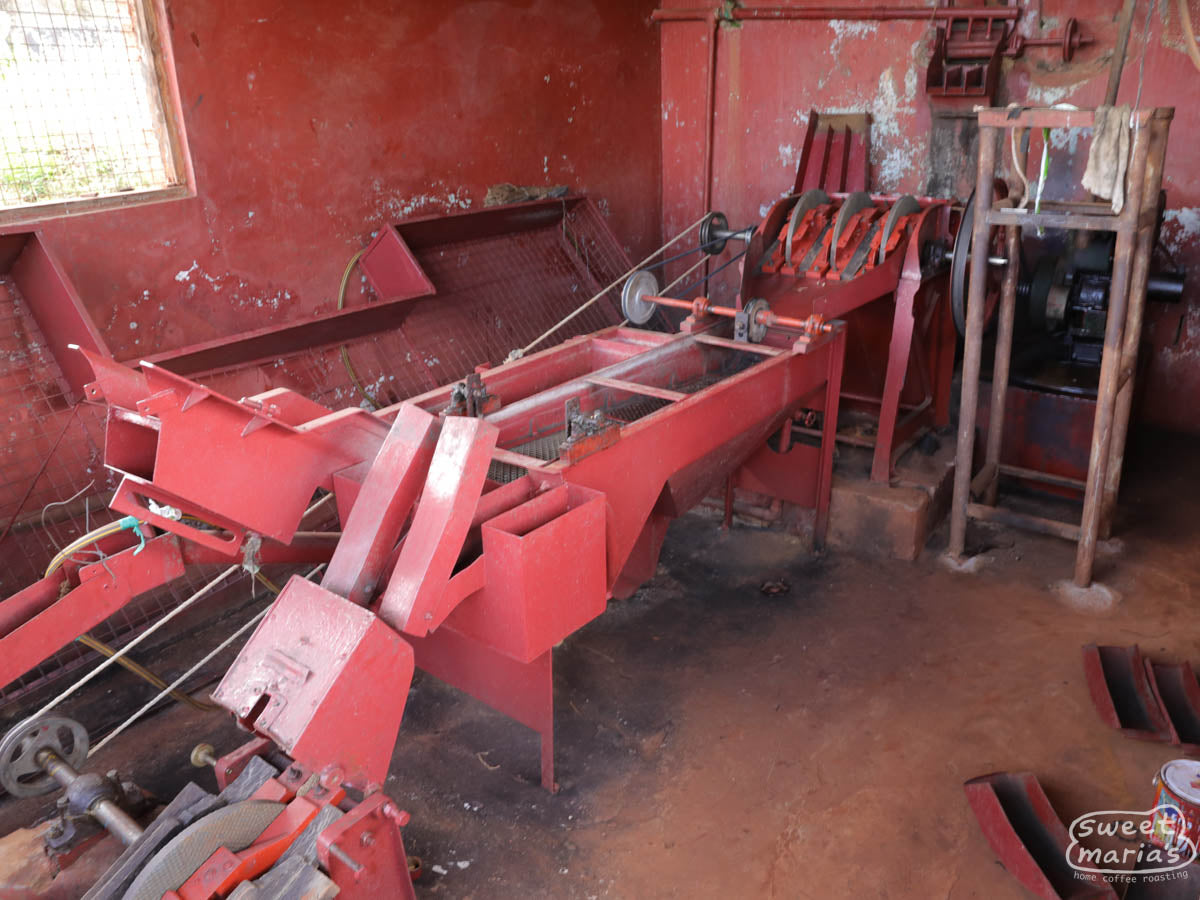 Disc pulper at one of the sites operating under Rumukia FCS, which Gaikundo is a part of.