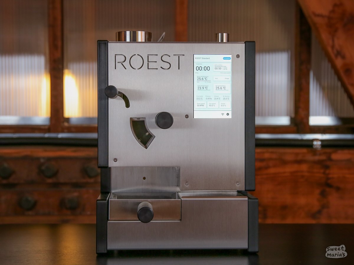 ROEST L200 Ultra sample roaster in the office.