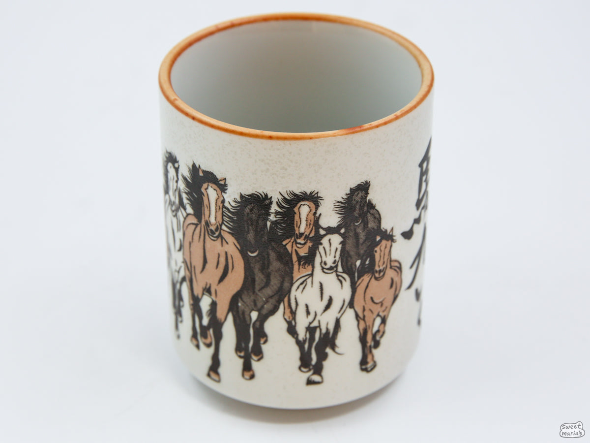 We've gotten really attached to the Wild Horses Mug's design! The horses in action make us feel free and uplifted.