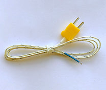 Basic bare wire thermocouple, 36 inches long with mini plug