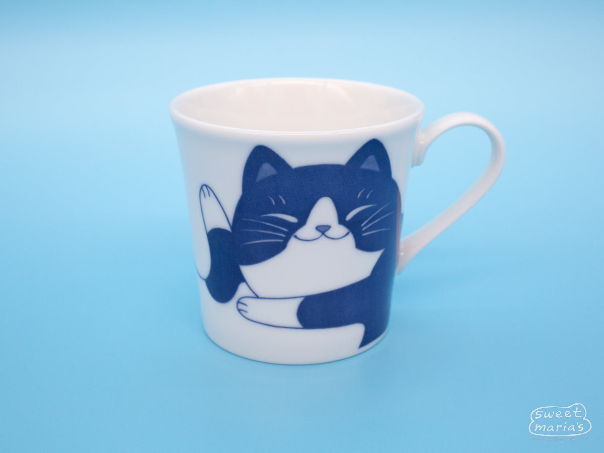 Tuxedo Cat Nap Mug, 9 ounce, Made in Japan