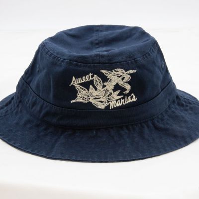 Sweet Maria's Embroidered Bucket Hat with Headband