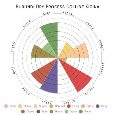 Burundi Dry Process Colline Kigina