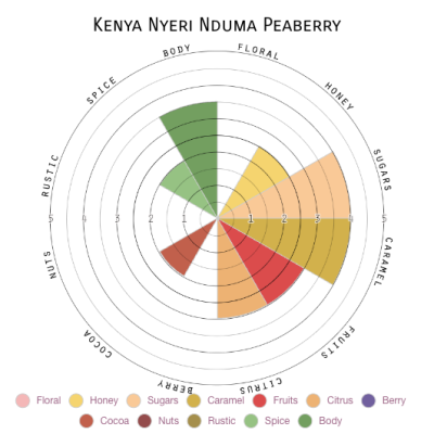 Kenya Nyeri Nduma Peaberry