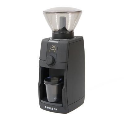 The Baratza Encore ESP PRO pictured with dosing cup.