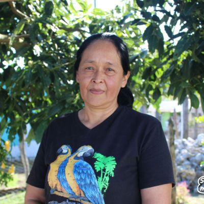 Farmer Lourdes Figueroa at her home in El Cedral, Honduras.
