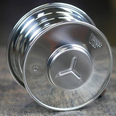 Large Wave 185 Stainless Steel Dripper by Kalita