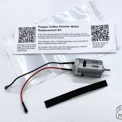 Popper Coffee Roaster Motor Replacement Kit from Sweet Marias