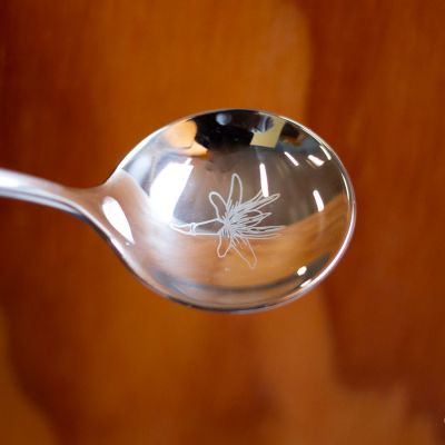 Sweet Maria's Coffee Flower Stainless Steel Cupping Spoon