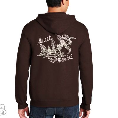 Sweet Maria's Chocolate Brown Hoodie,  zip up sweatshirt