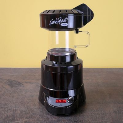 Front view of the Fresh Roast SR540 electric air roaster