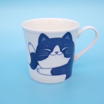 Tuxedo Cat Nap Mug, 9 ounce, Made in Japan