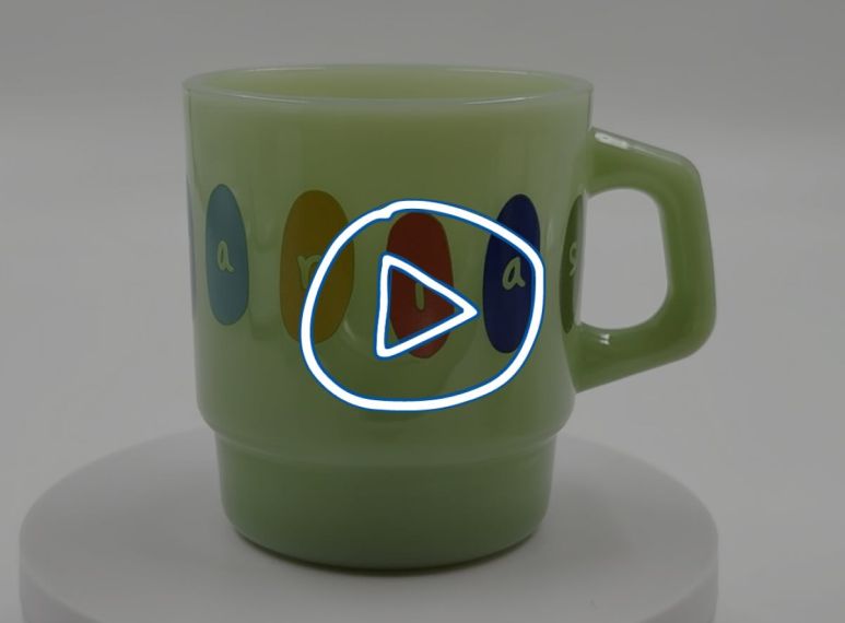 Sweet Maria's Milk Glass Mug
