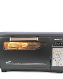 Frontview of Behmor 2000AB Plus electric drum roaster. 