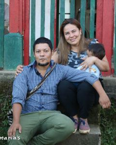 Sandoval family at their coffee farm Canta Ranas in Santa Isabel, Tolima, Colombia.