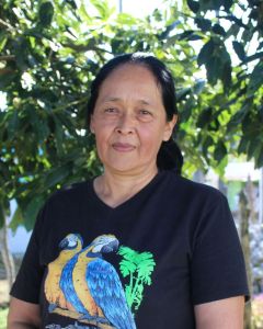 Farmer Lourdes Figueroa at her home in El Cedral, Honduras.