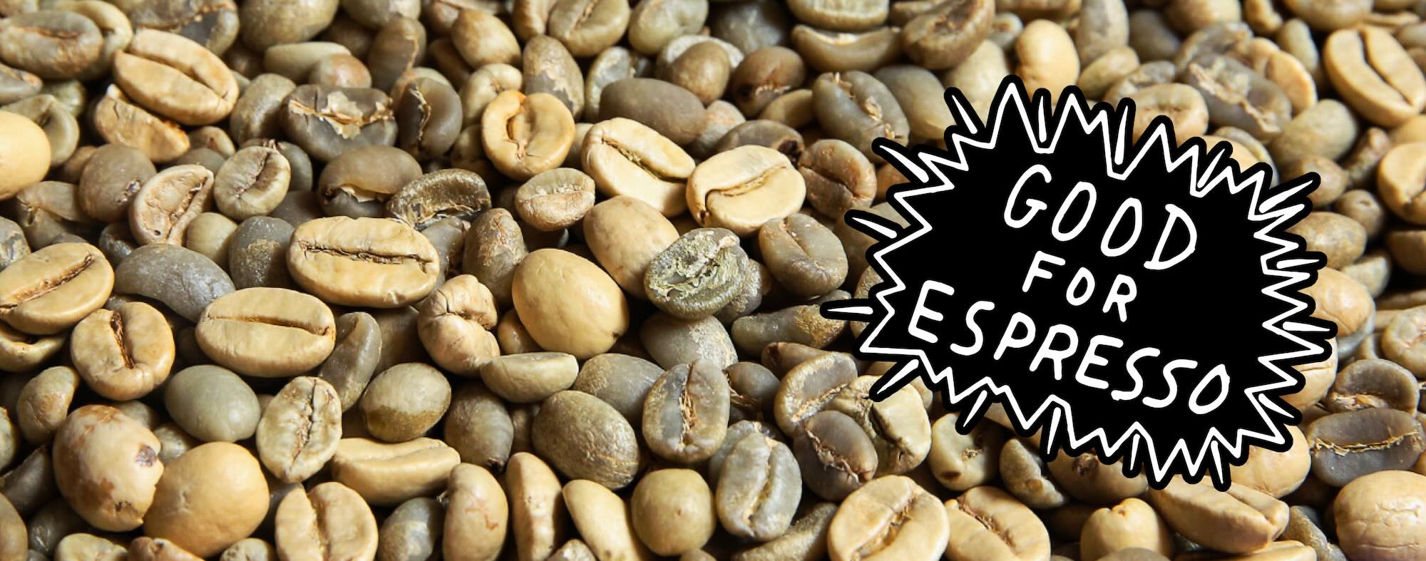 Blends and single origin lots — we've got plenty that are good for espresso.