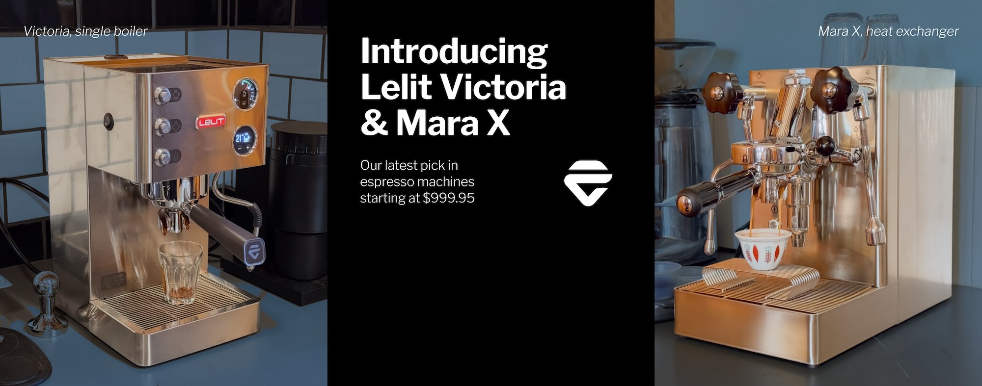 We've got a new line of espresso machines from Lelit.