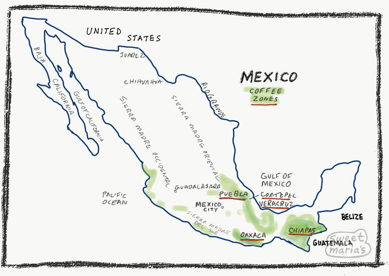 Mexico Central America Green Coffee