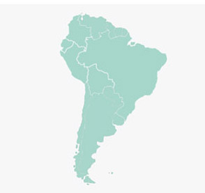 South America Coffee map South America coffee production map - Sweet Maria's coffee
